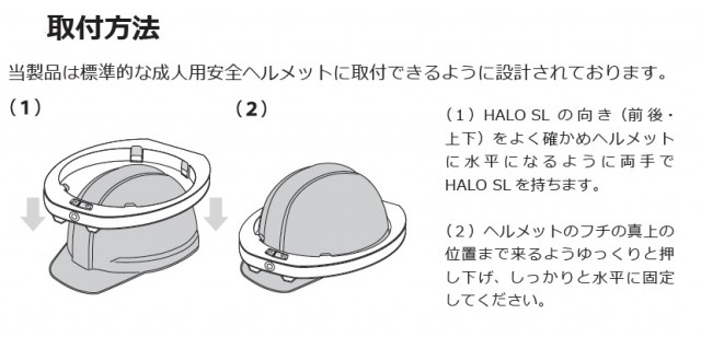 HALO SL取付方法