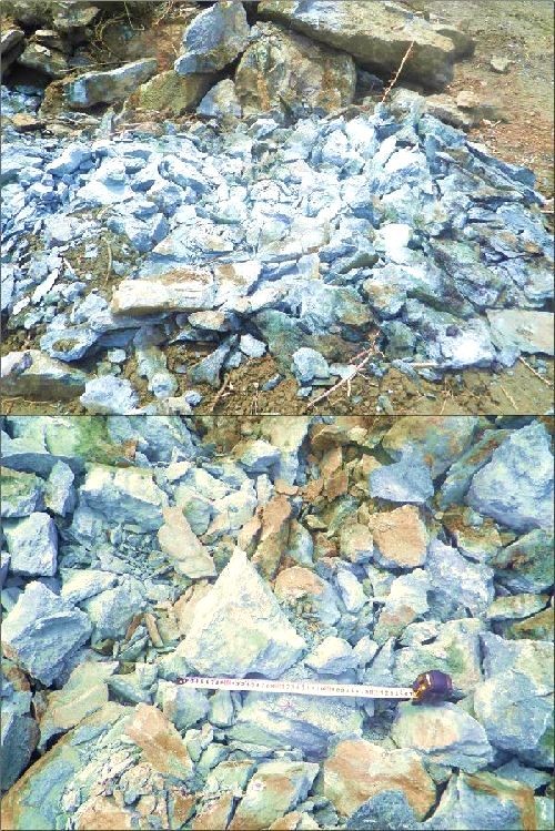 破砕完了状況①