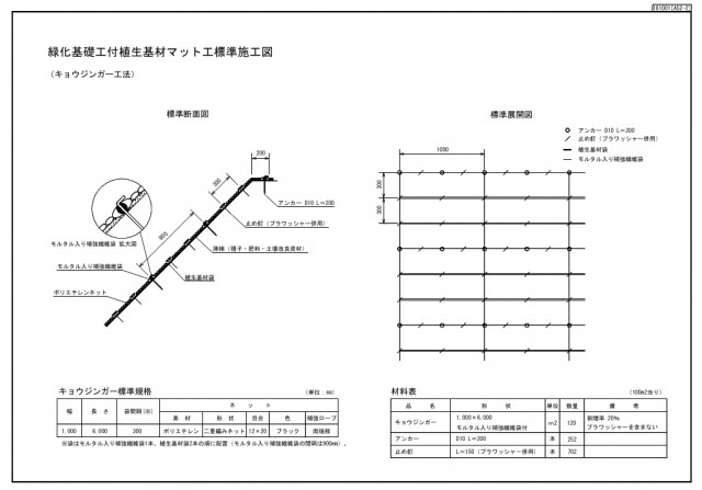 新技術の標準施工仕様図